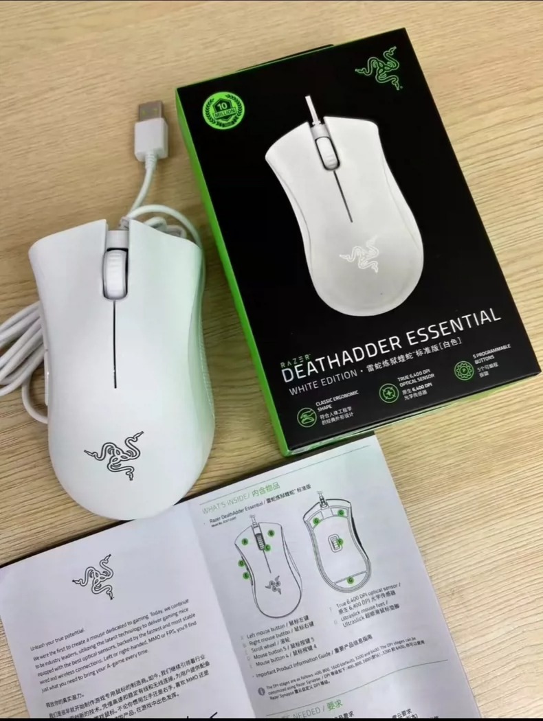 全新雷蛇鼠标，Razr雷蛇炼狱蝰蛇标准版，电竞办公两用神器！  全新未拆封，标价即卖价，包邮到家！库存有限，先到先得～  进口芯片，磨砂质感，精准定位，自定义按